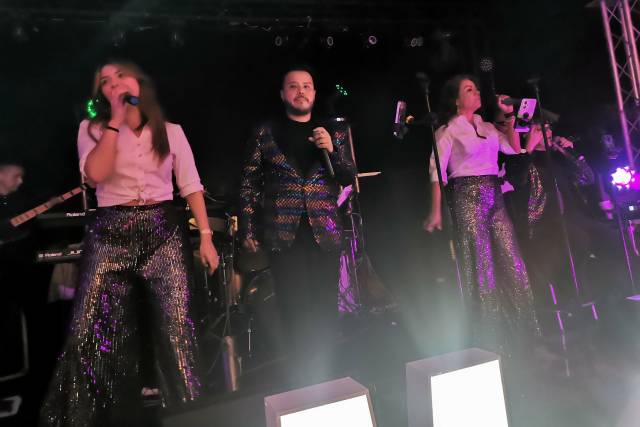 Banda baiao en el show