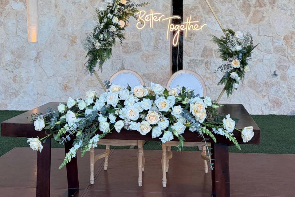 Mesa de novios