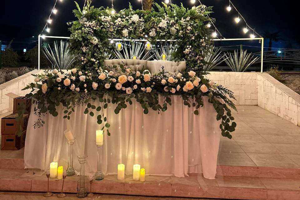 Mesa de novios