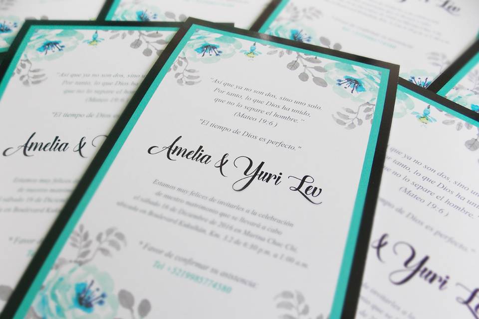 Invitación de boda