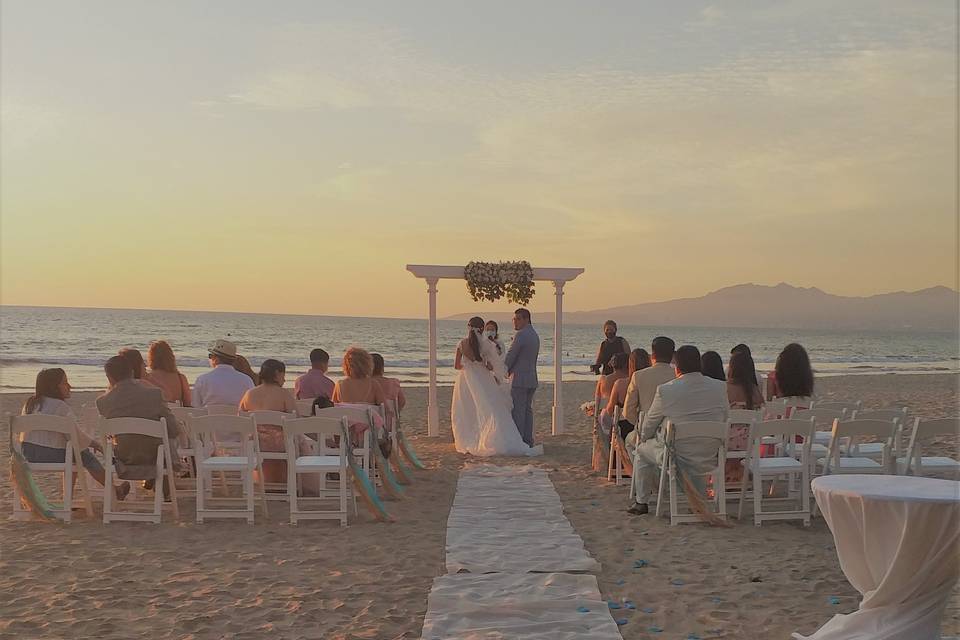 Ceremonia en Playa