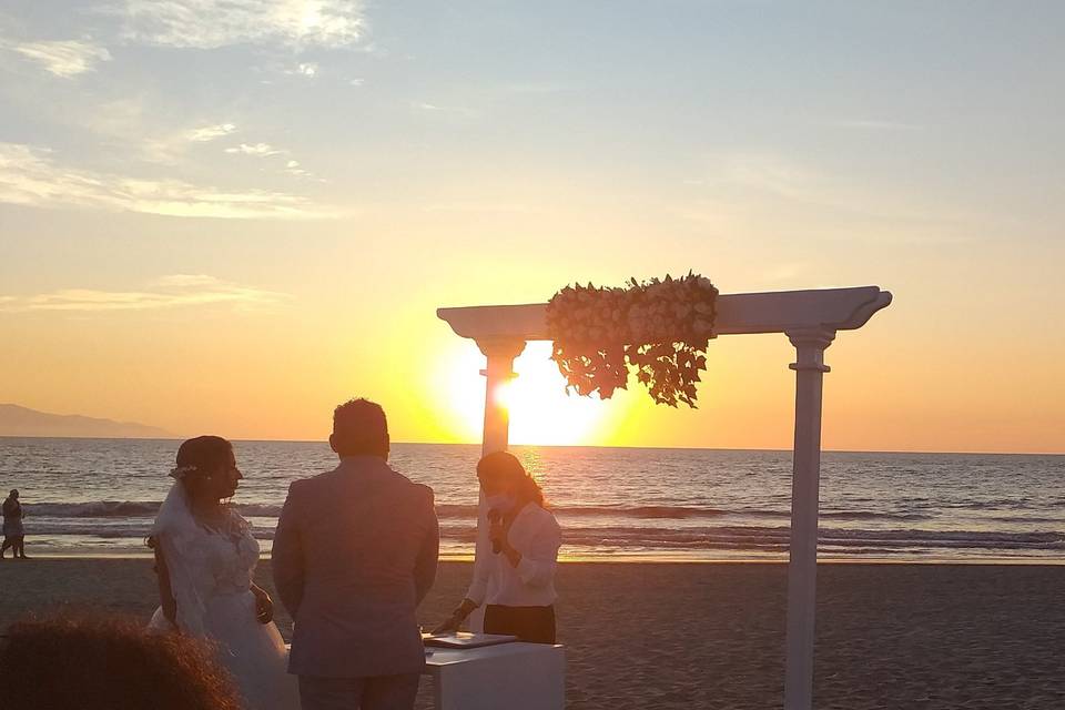 Ceremonia en Playa