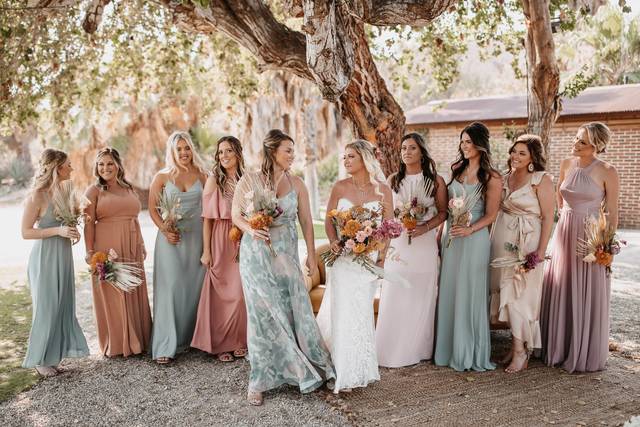 Boho wedding at floras farm