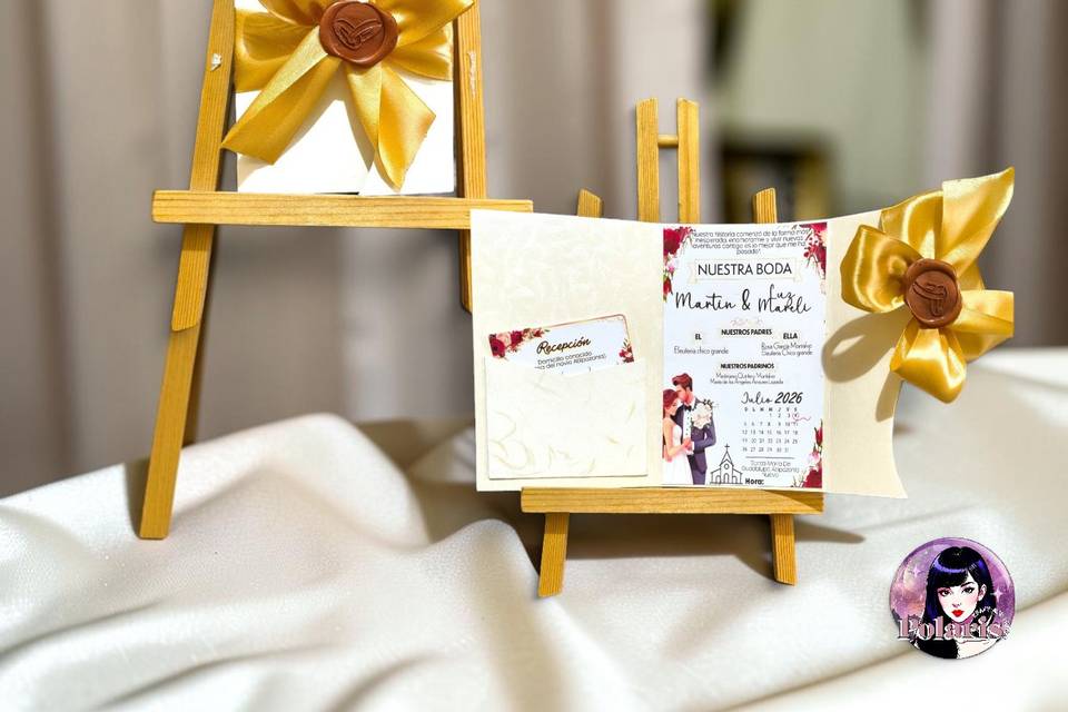 Calendario boda $275 (docena)