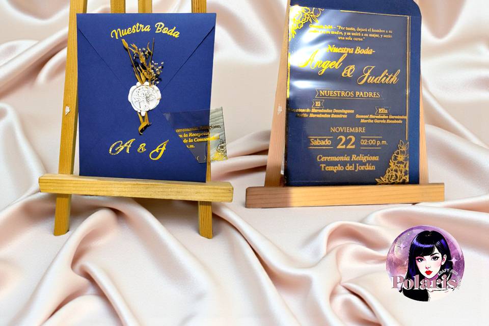 Invitacion foil sobre