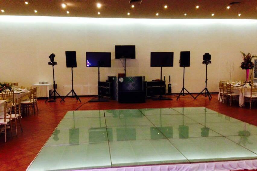 Pista profesional, audio