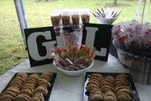 Mesa de snack en boda