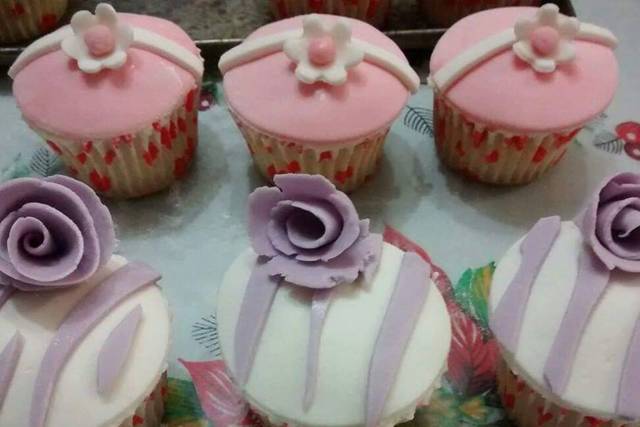 Cupcakes flores