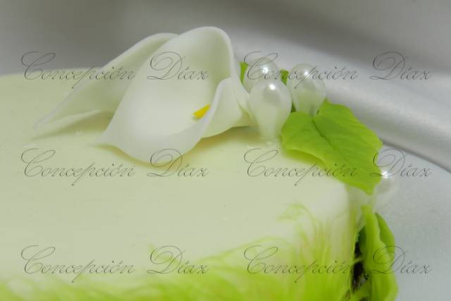 Recuerdo de boda en jardín