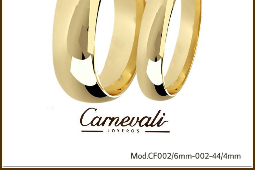 Argollas Confort 14K