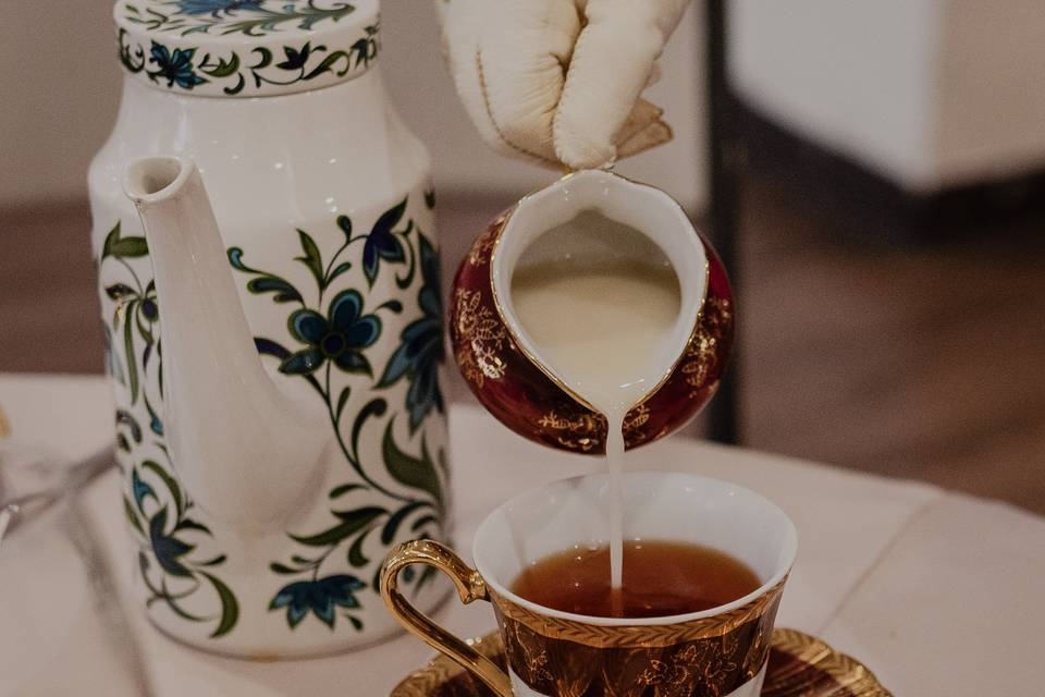 Té negro con leche