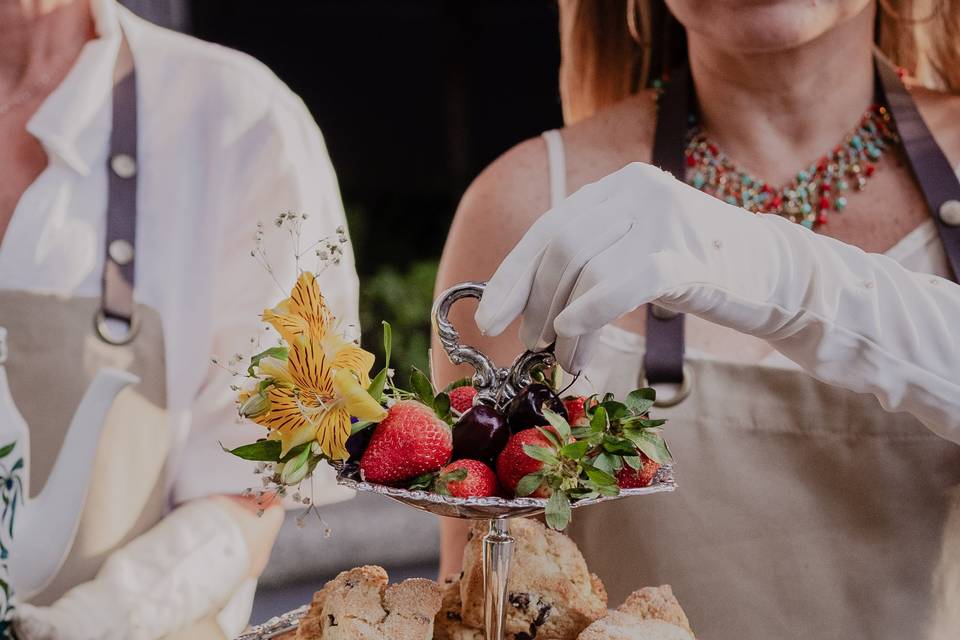 Té y postres para evento