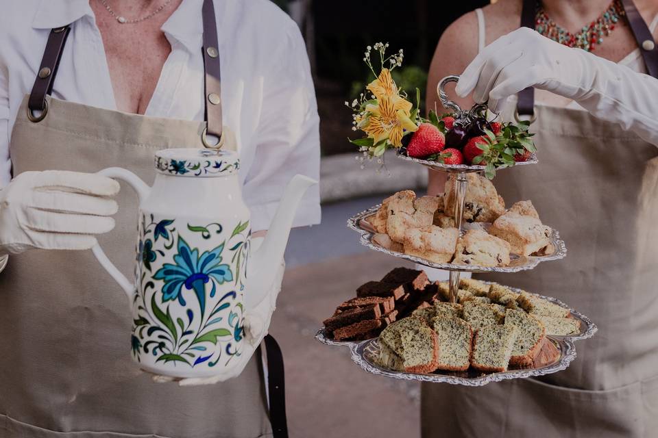 Té y postres para evento