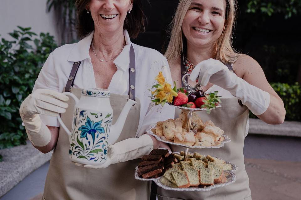 Té y postres para evento