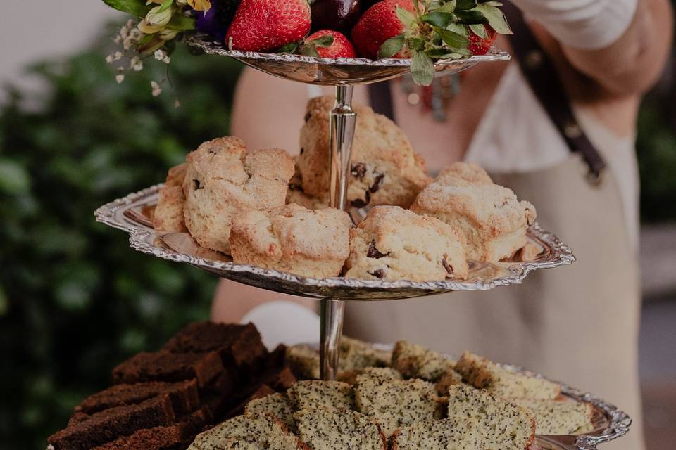 Té y postres para evento