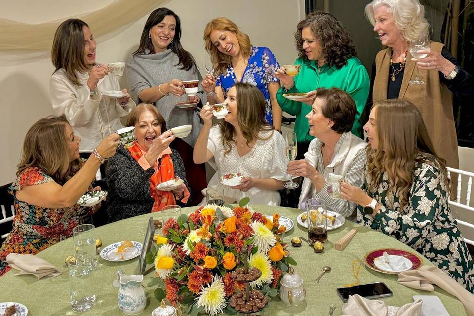 Té y postres para evento