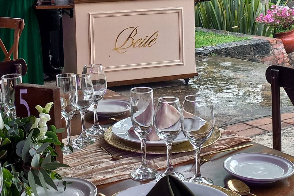 Barra de snacks para eventos