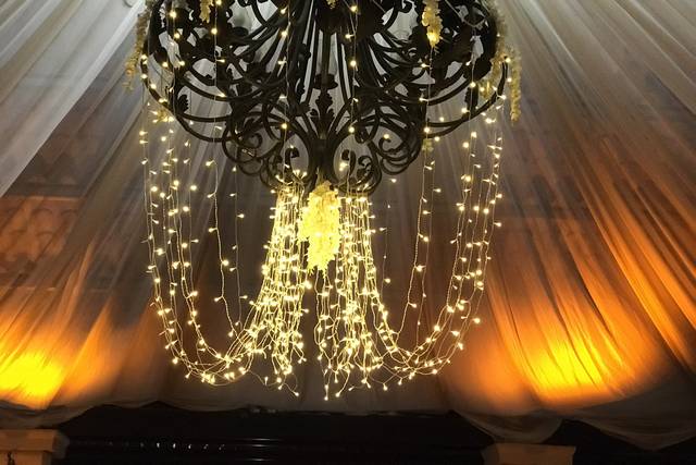Decoración de candelabros