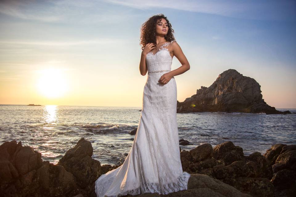 Su boda en la playa