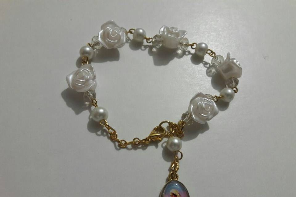 Pulsera flor de Virgen