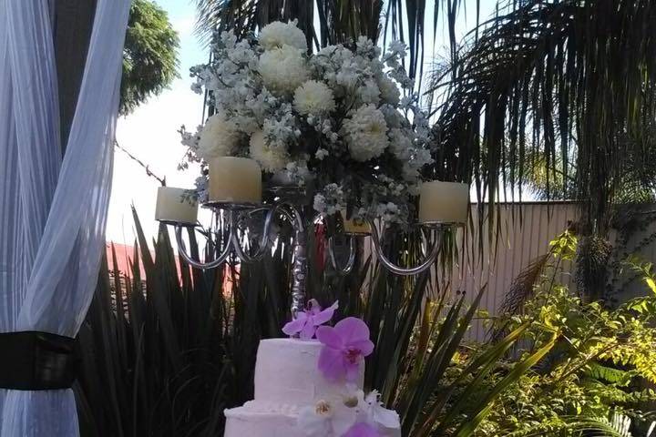 Pastel decorado