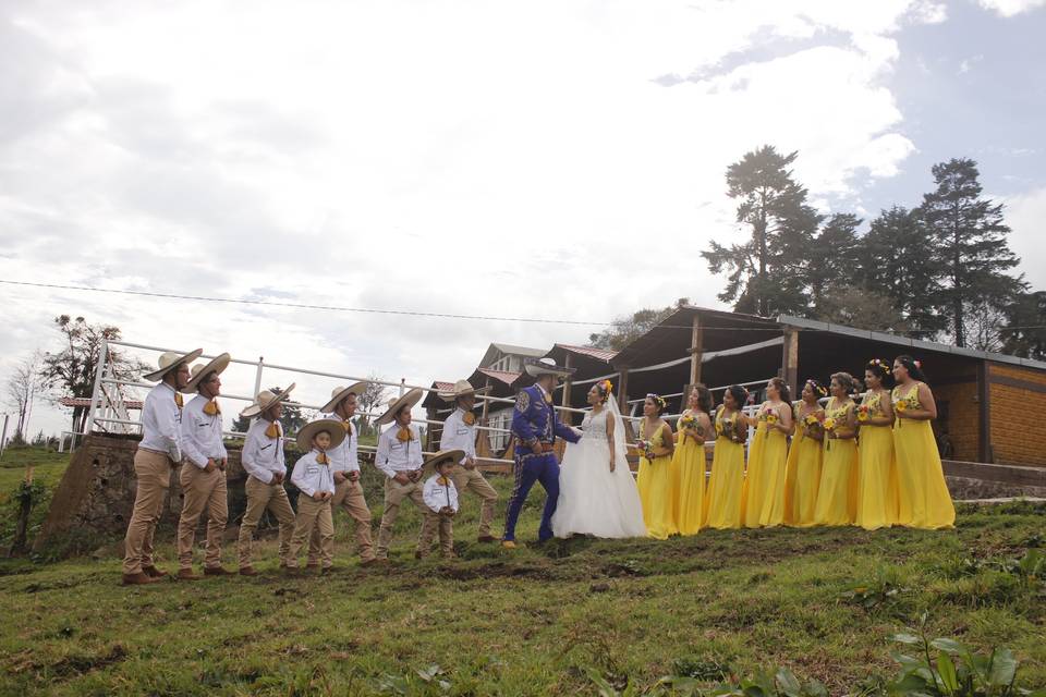 Boda temática mexicana