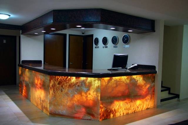 Recepción del hotel