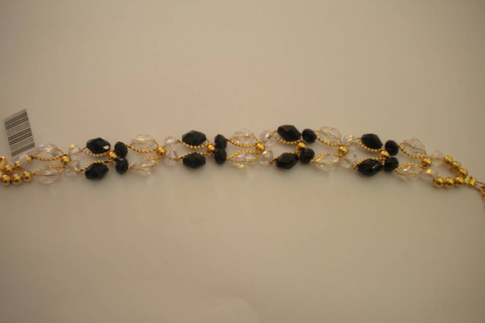 Pulsera cristal gota con tuvo