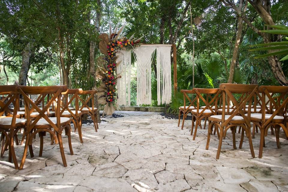 Ceremonia en cenote