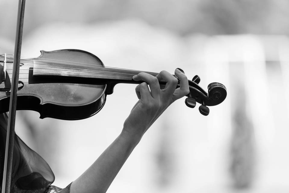 Tocando el violín