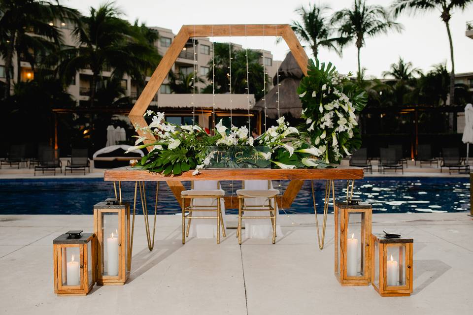 Mesa de  novios