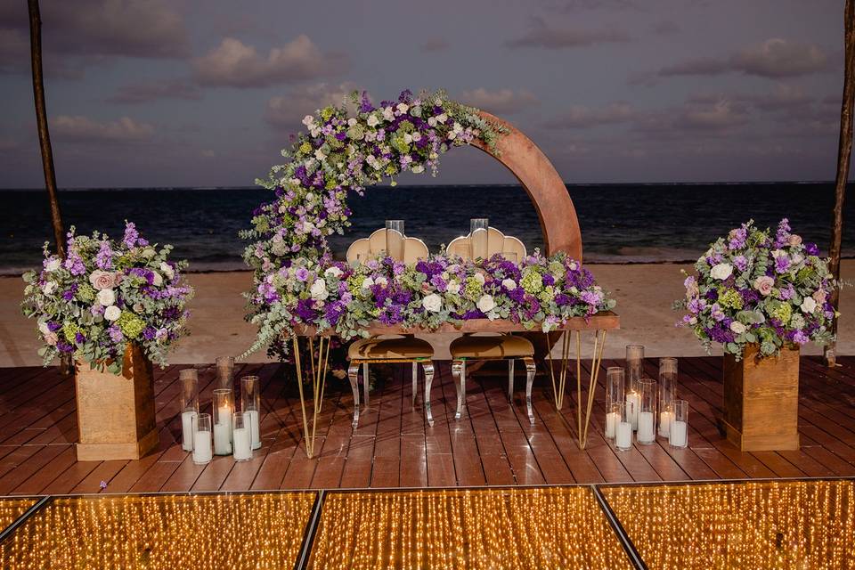 Mesa de novios