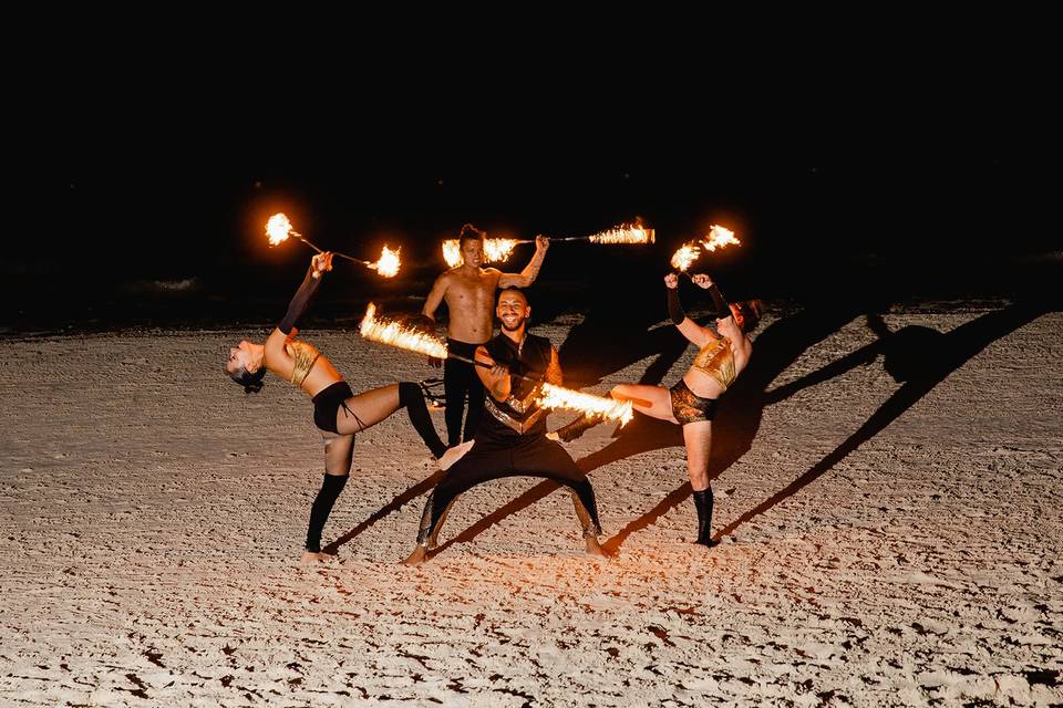 Show de fuego