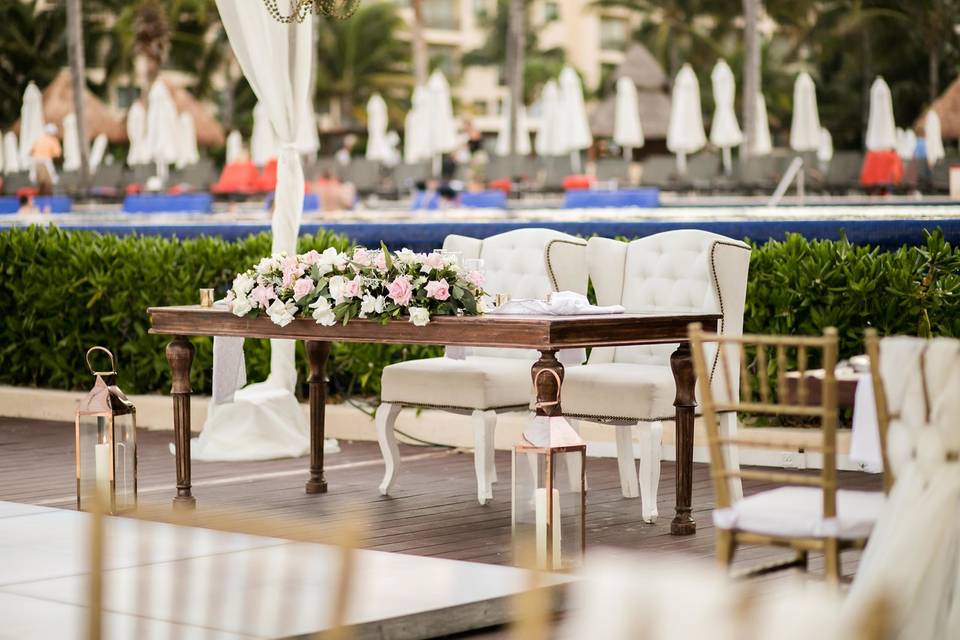 Mesa de novios