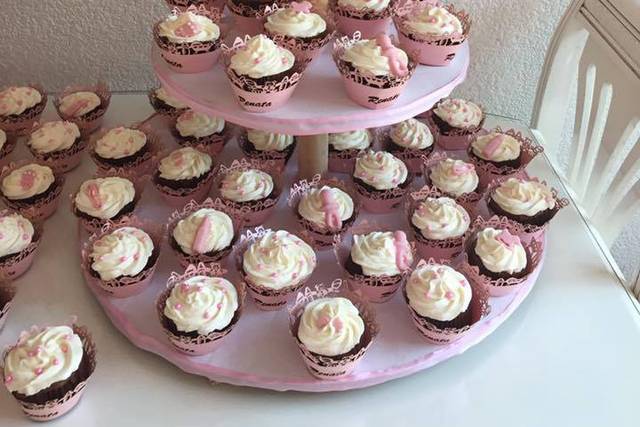 Pastel con panquesillo