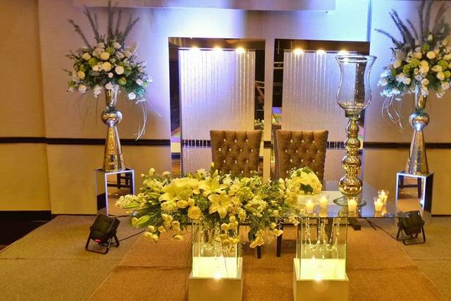 Mesas de honor decorada