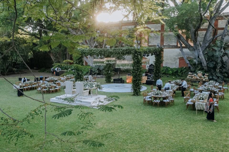 Jardín boda