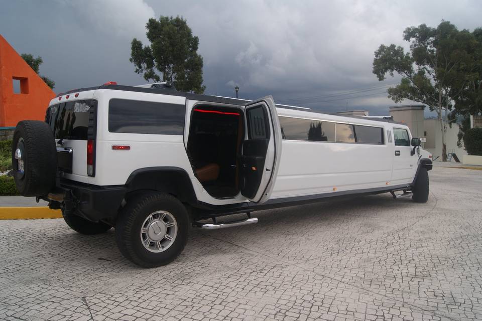 Hummer H2 blanca