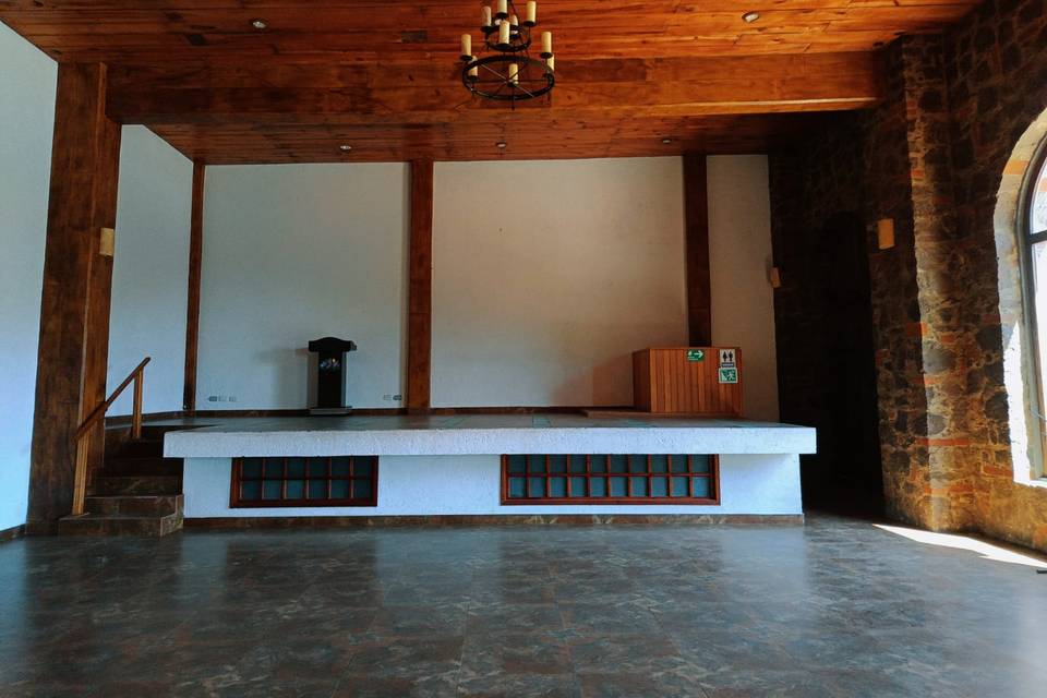 Vista del escenario