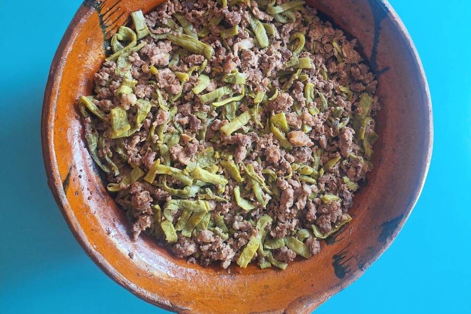 Ejemplo suadero con nopales