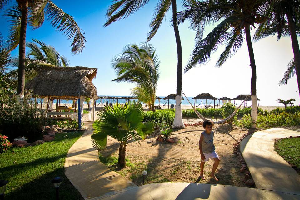 Nuestro jardín de playa