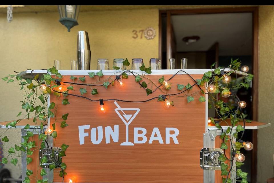 Barra de bebidas para eventos