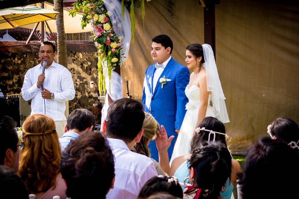 Ceremonia en jardín