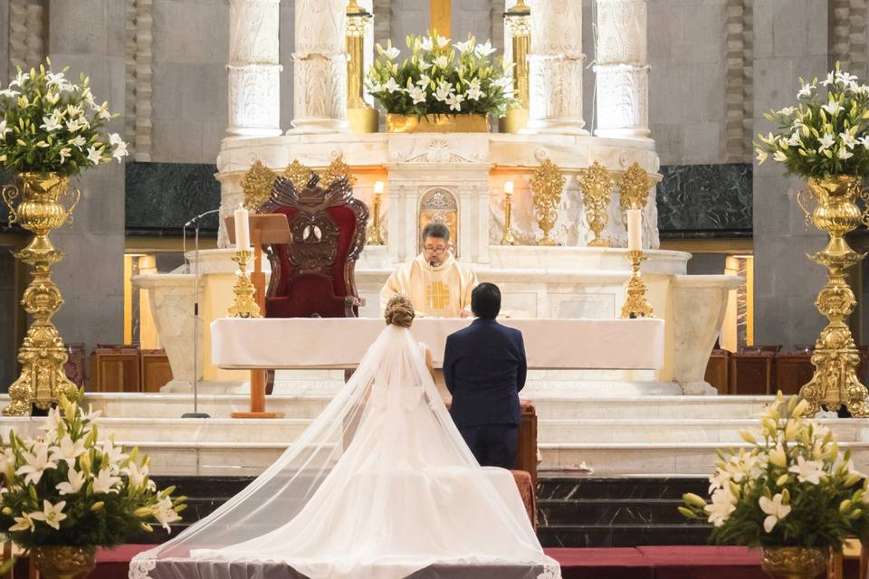 Ceremonia de boda en Parroquia