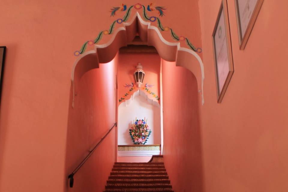 Hermosa escalera del siglo XIX