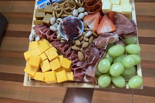 Tabla de pino cuadrada