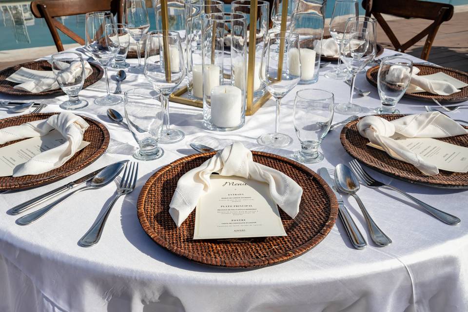 Montaje banquete