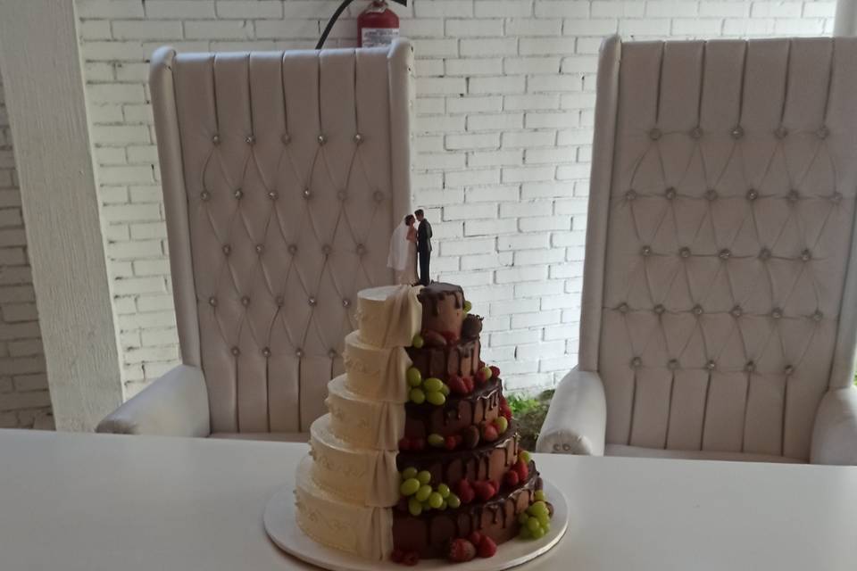 Boda blanco / chocolate