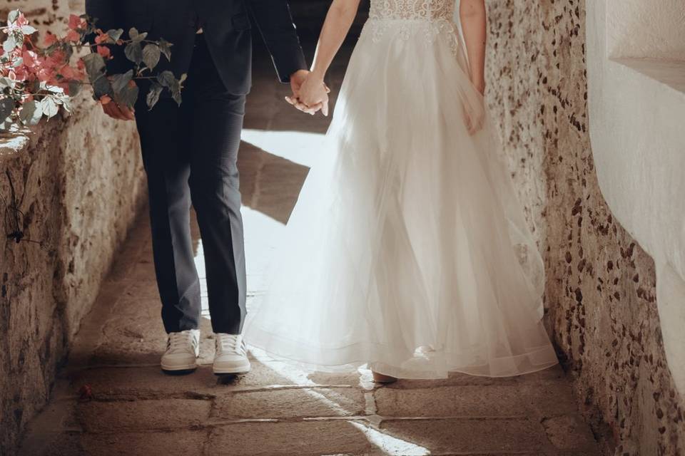 Pareja el día de su boda