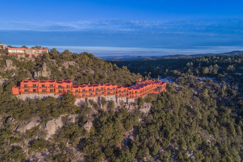 Hotel desde el aire